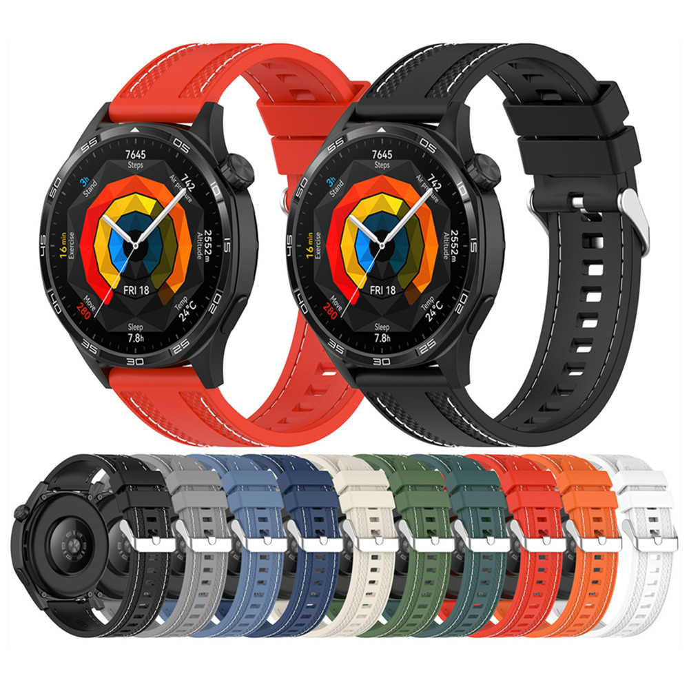 Silicone Watch Band 22Mm - 22mm Nähte silikon universal strap Für