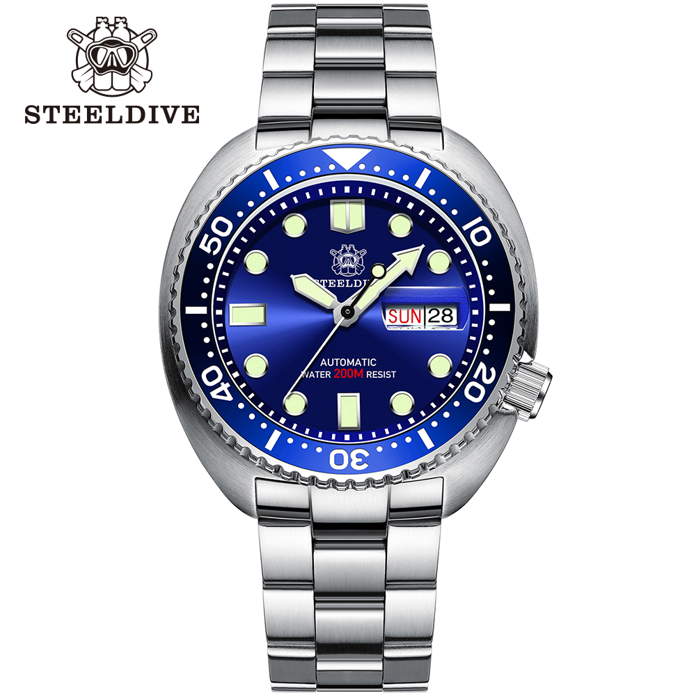 Seiko Watch Prospex - STEELDIVE Marke SD1972 45 mm Saphirglas