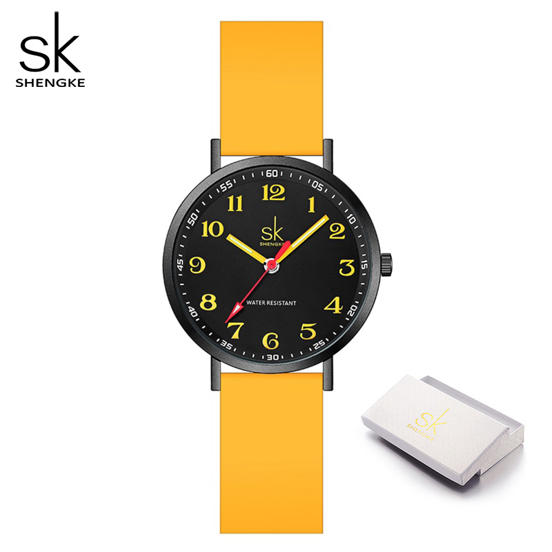 Silicone Band Women - SHENGKE Frauen Mode Silikon Armband Uhren