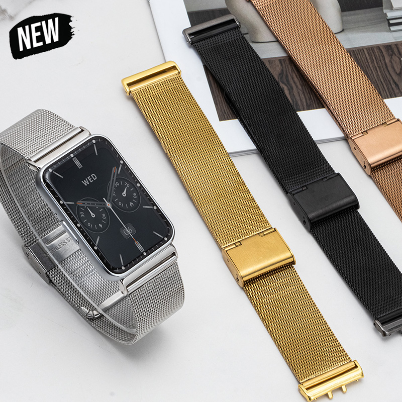 Mesh Strap Metal - Edelstahlarmband für Samsung Galaxy Watch Fit
