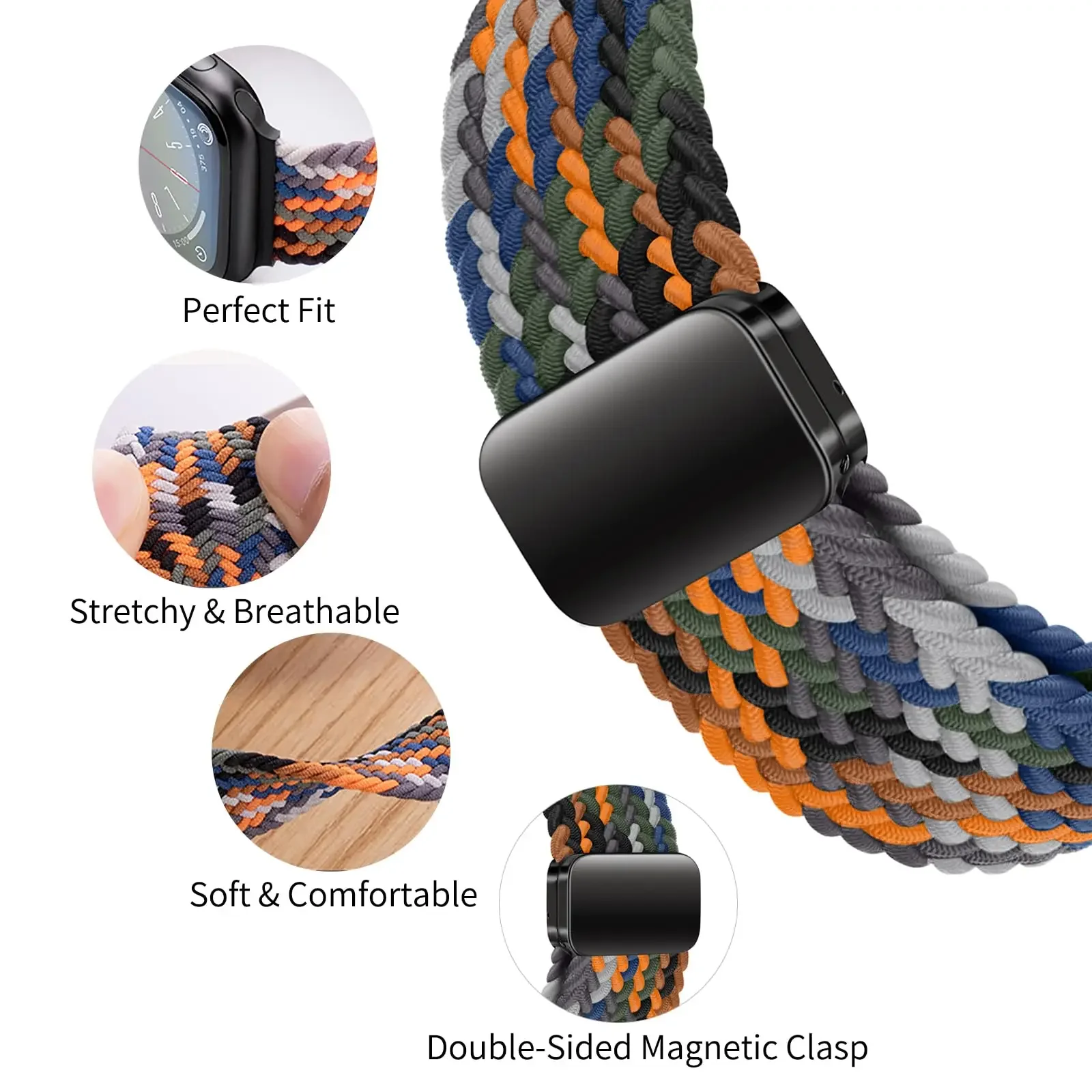 Geflochtenes Nylon-Schlaufenar – Milanese Loop Magnetic Bewertung und Preis