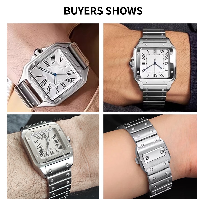 23mm Hochwertiges Edelstahl-Uh – Cartier Watch Tank Bewertung und Preis