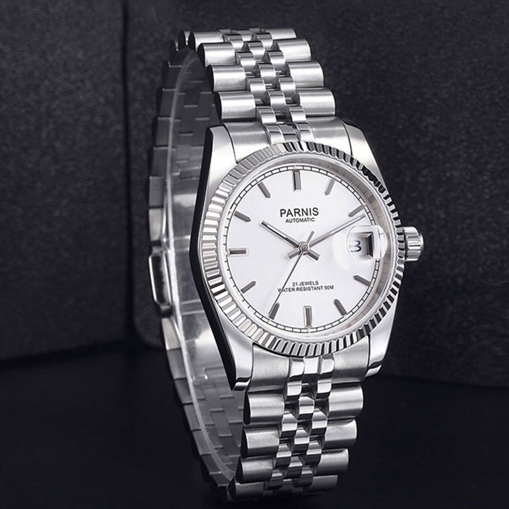 Parnis 36 mm Herren-Automatiku – Rolex Watch Datejust Bewertung und Preis