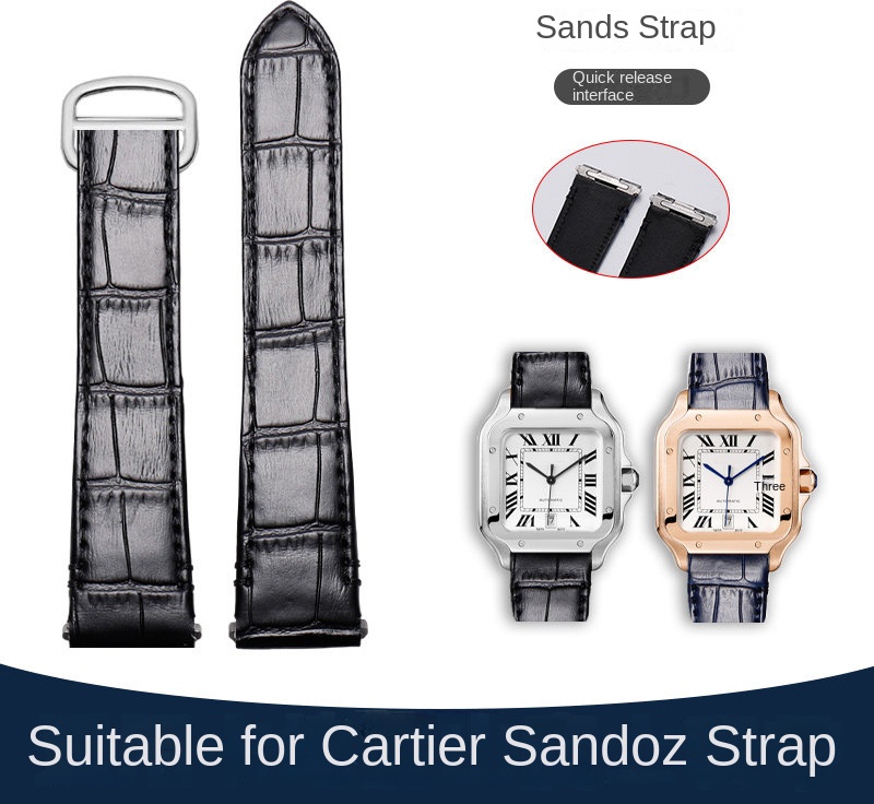 21 mm 19 mm Uhrenarmband aus R – Cartier Watch Santos Bewertung und Preis