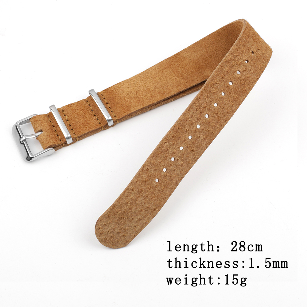 Weiches Retro-Wildleder-Echtle – Suede Strap Watch Bewertung und Preis