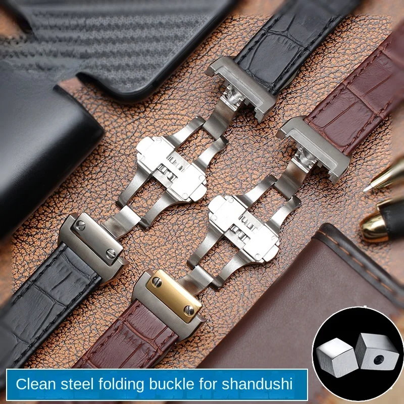 Echtes Lederarmband für Cartie – Cartier Watch Santos Bewertung und Preis