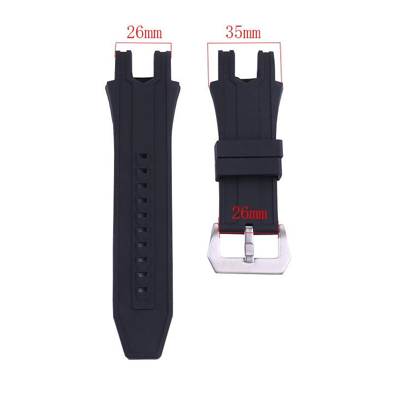 35mm Weiches Silikon-Uhrenarmb – Rubber Strap Diver Bewertung und Preis