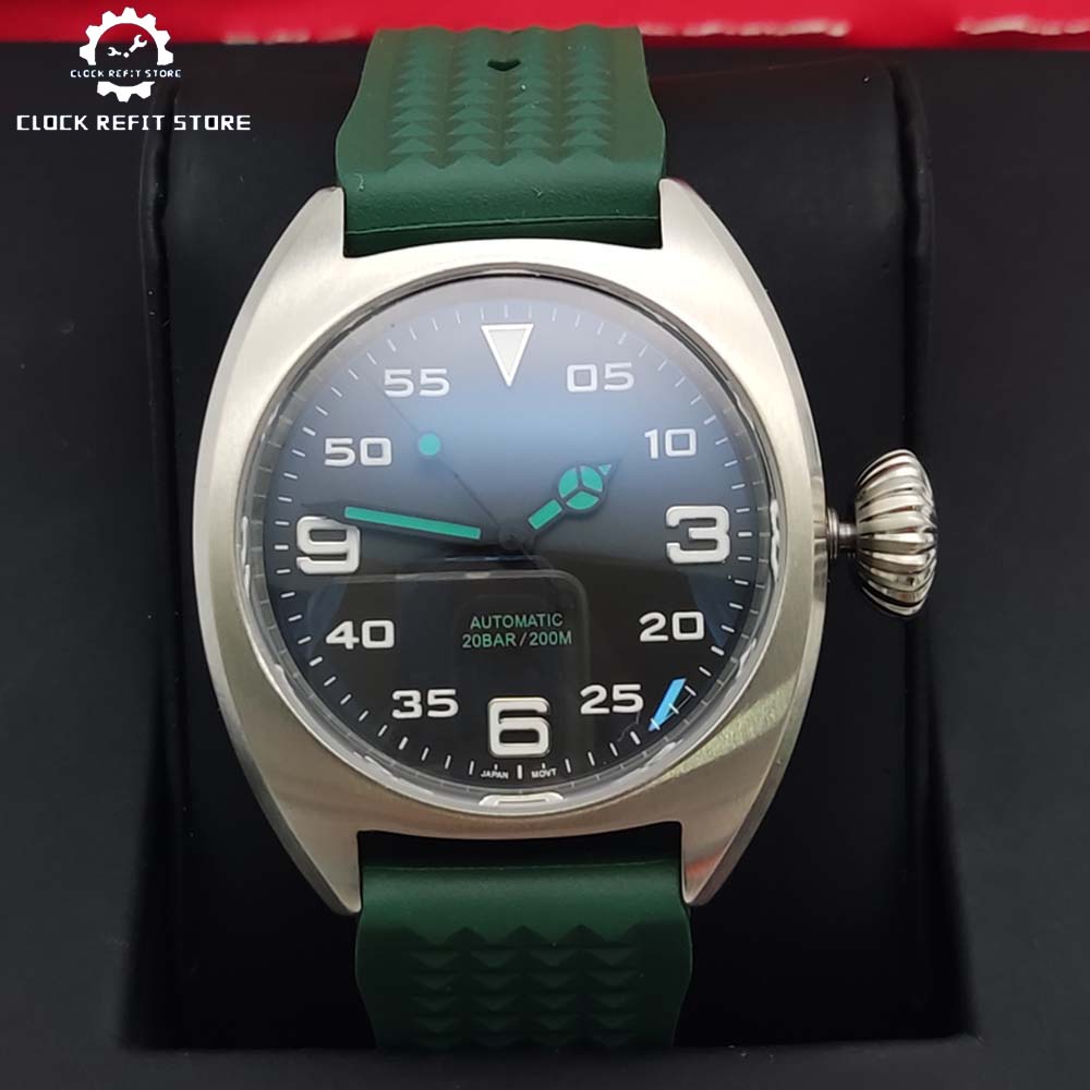 Modische 36MM Automatikuhr mit – Rubber Strap Diver Bewertung und Preis