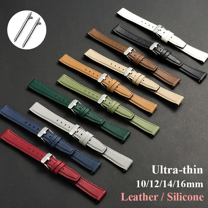 Ultradünnes Leder-Uhrenarmband – Suede Strap Watch Bewertung und Preis