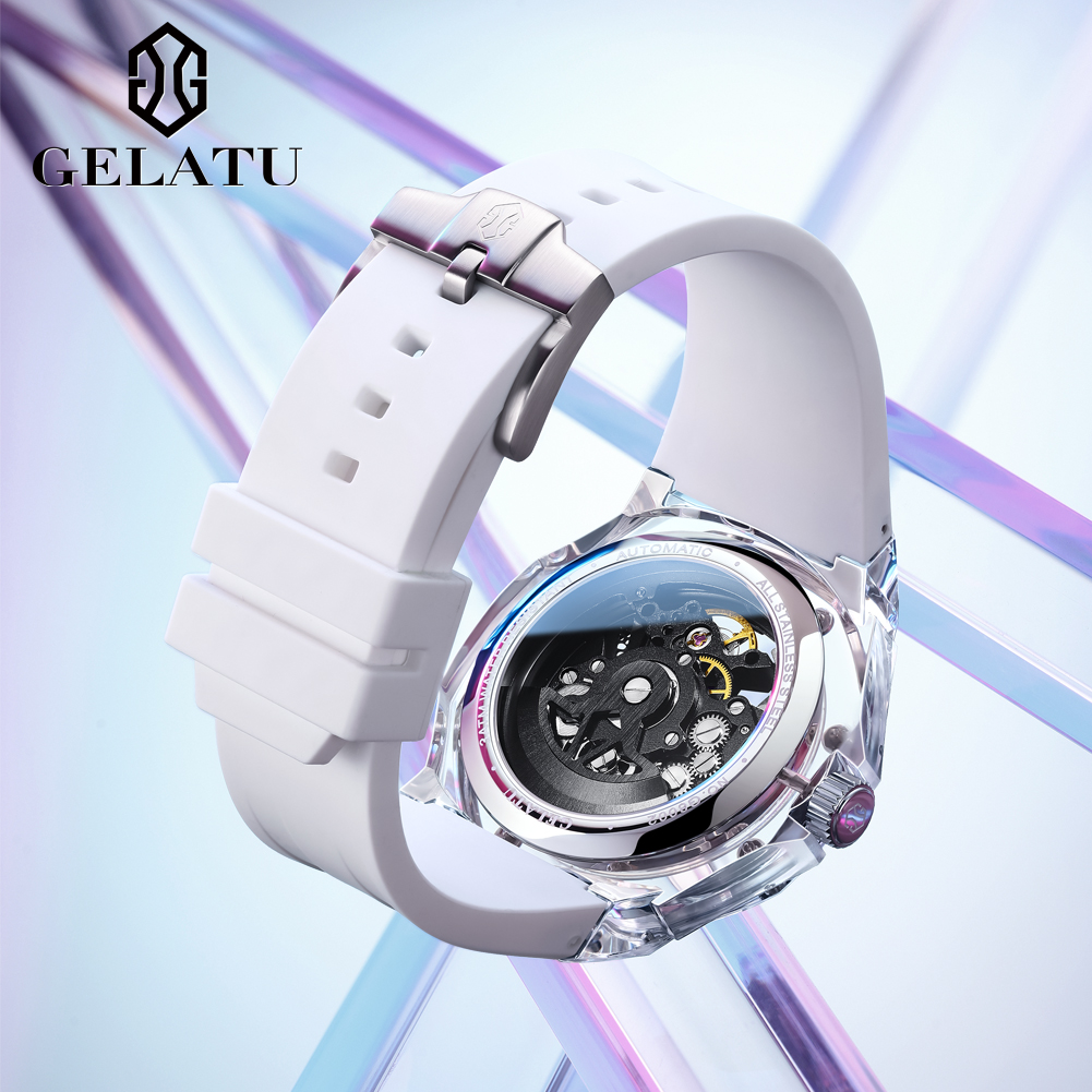 GELATU 8002 Automatische mecha – Rubber Strap Diver Bewertung und Preis